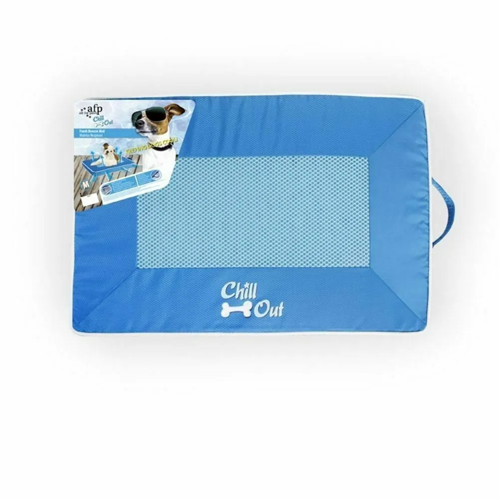 AFP Chill Out Hunde Kølemadras Medium 75x50 cm blå